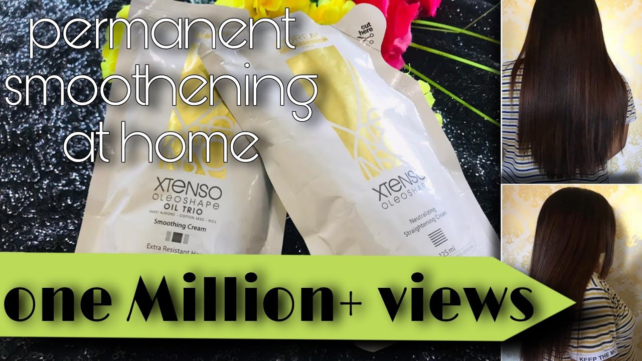 How to straight hair at home with Loreal Xtenso II Loreal Hair Smoothening at home