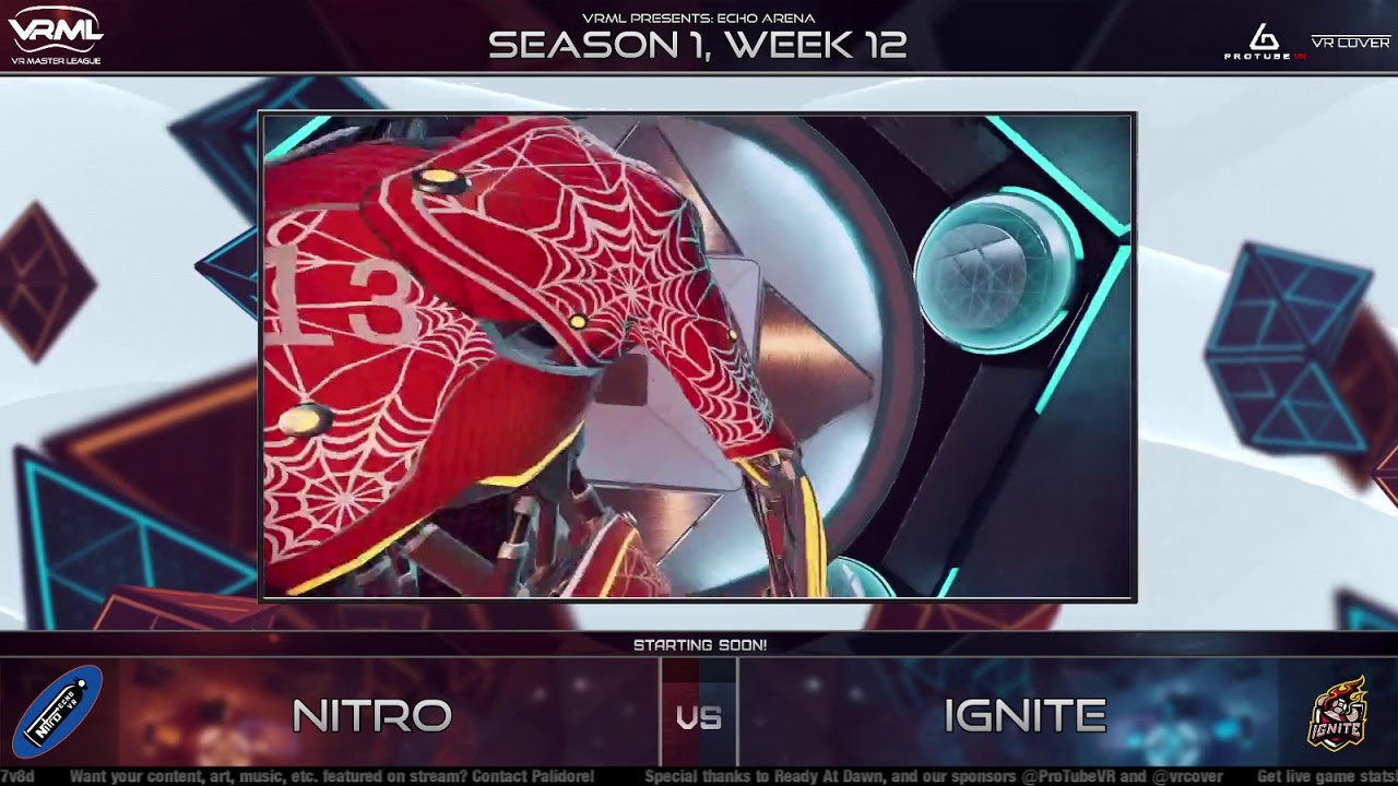 Echo Arena - Nitro vs Ignite - Season 1 Week 12 - VRML