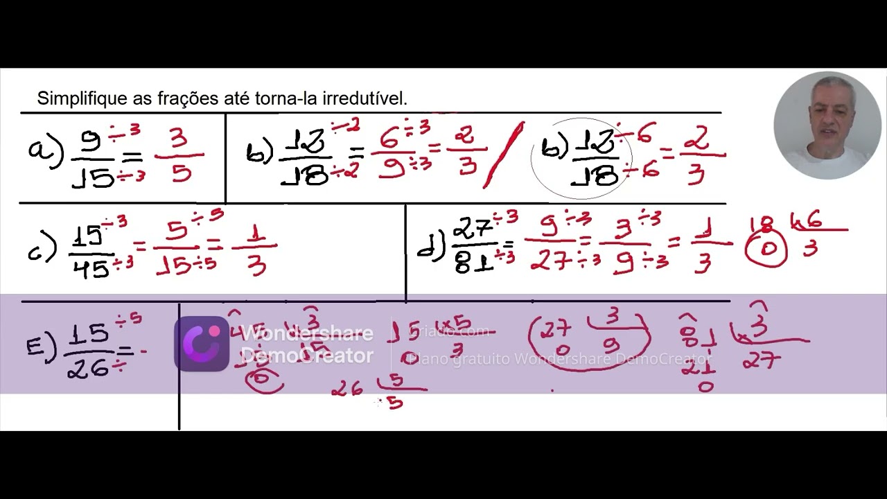 Aula de Matemática - Frei Galvão