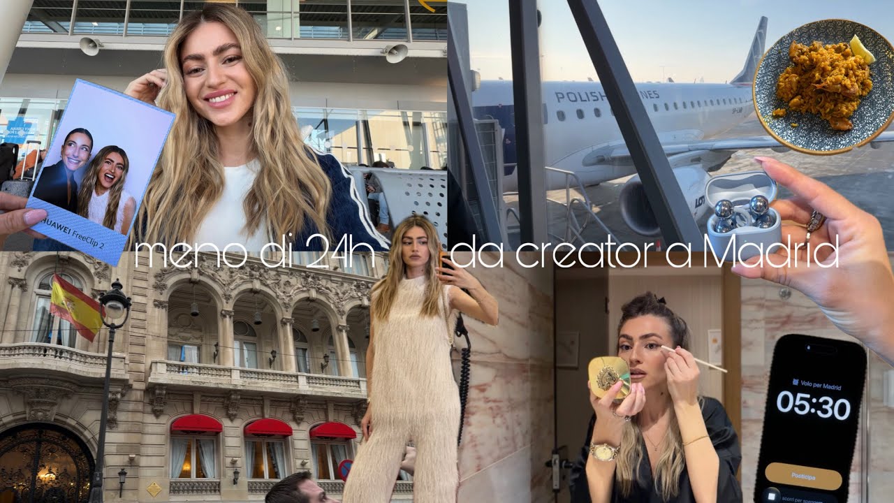 VLOG meno di 24h da creator a Madrid | Gaia Cormio