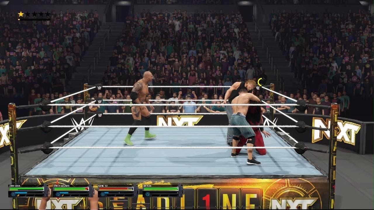 WWE 2K25 kuzenimle royol rumble 30 kişi
