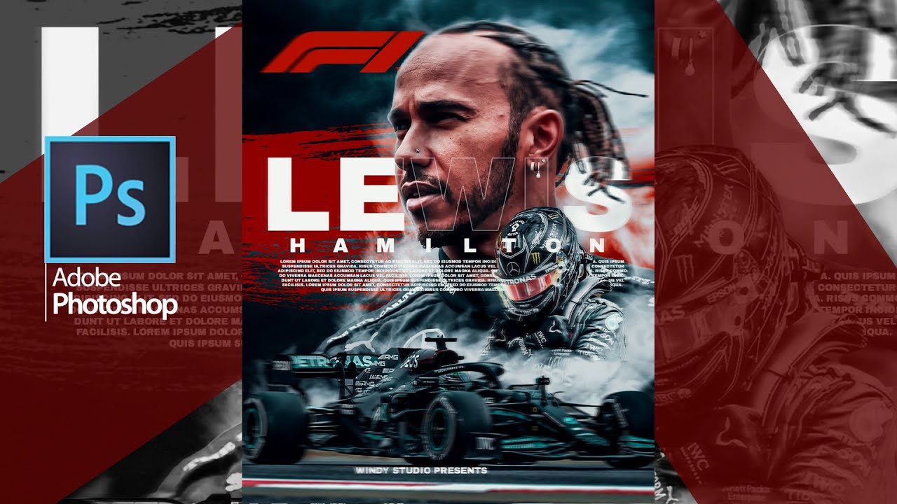 How to Create Professional Sport Poster Design - #Photoshop