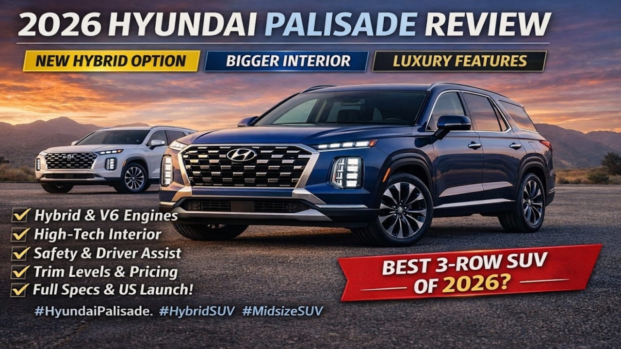 026 Hyundai Palisade First Look | Midsize SUV Gets Hybrid & Luxury Features