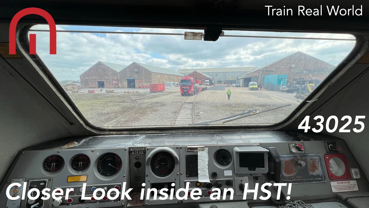 Train Real World - Closer Look Inside an HST - First Great Western GWR - 43025