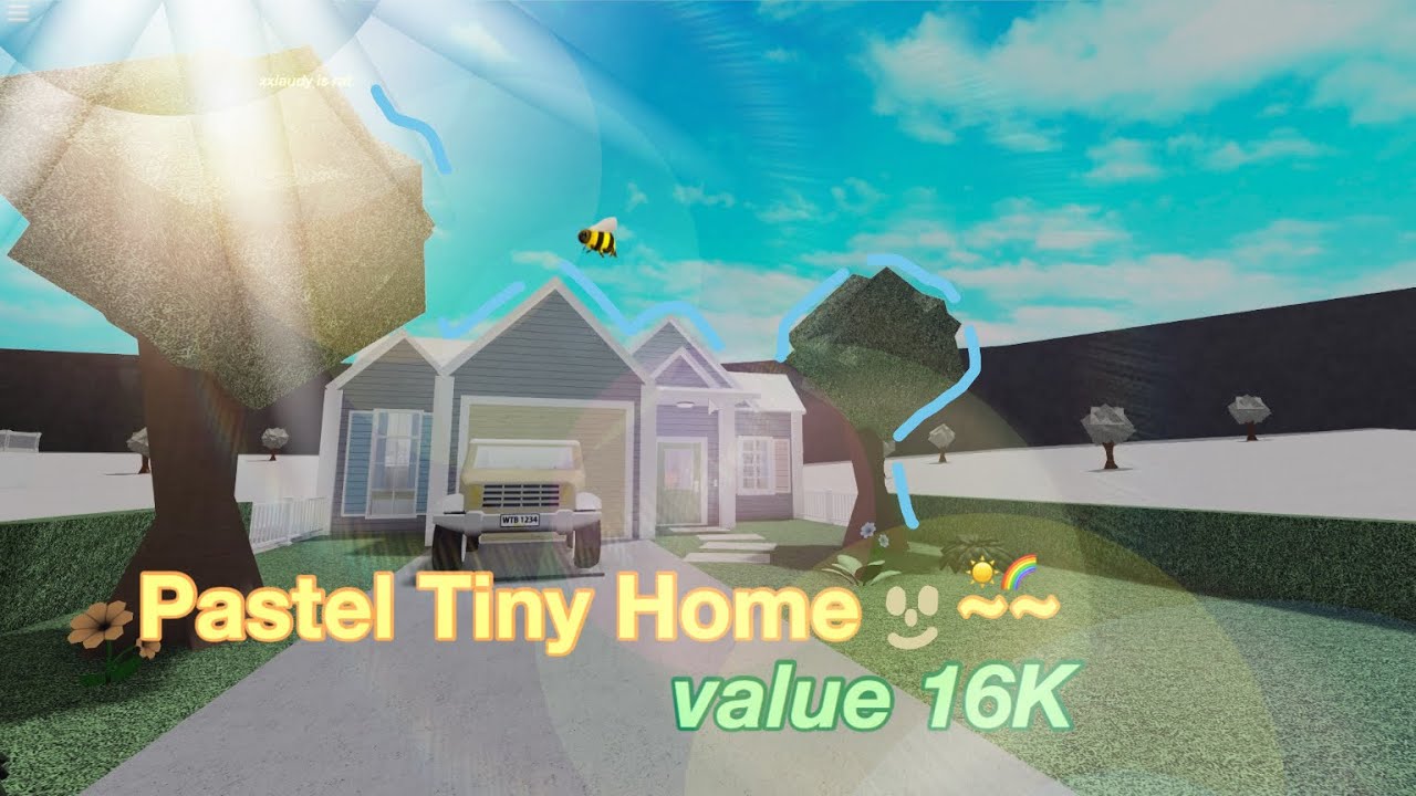 Bloxburg l Pastel Tiny Home * No gamepassed * 16K l Xx_iAudy