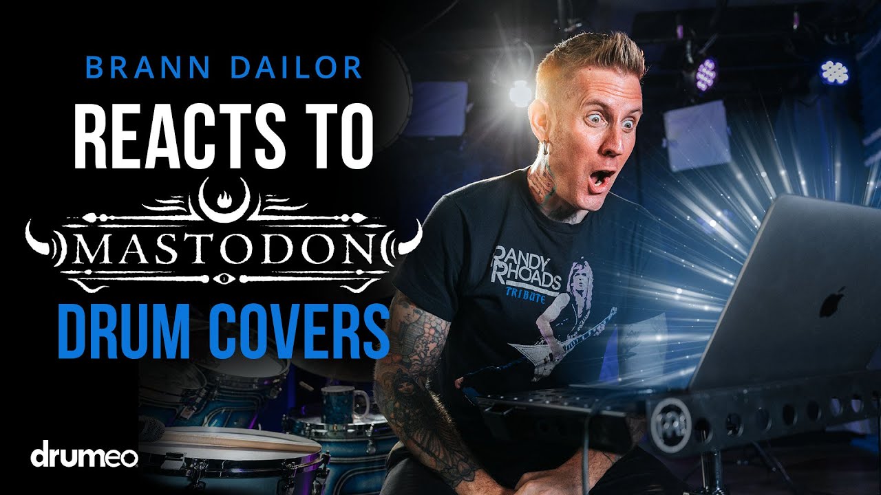 Brann Dailor Reacts To Mastodon Drum Covers