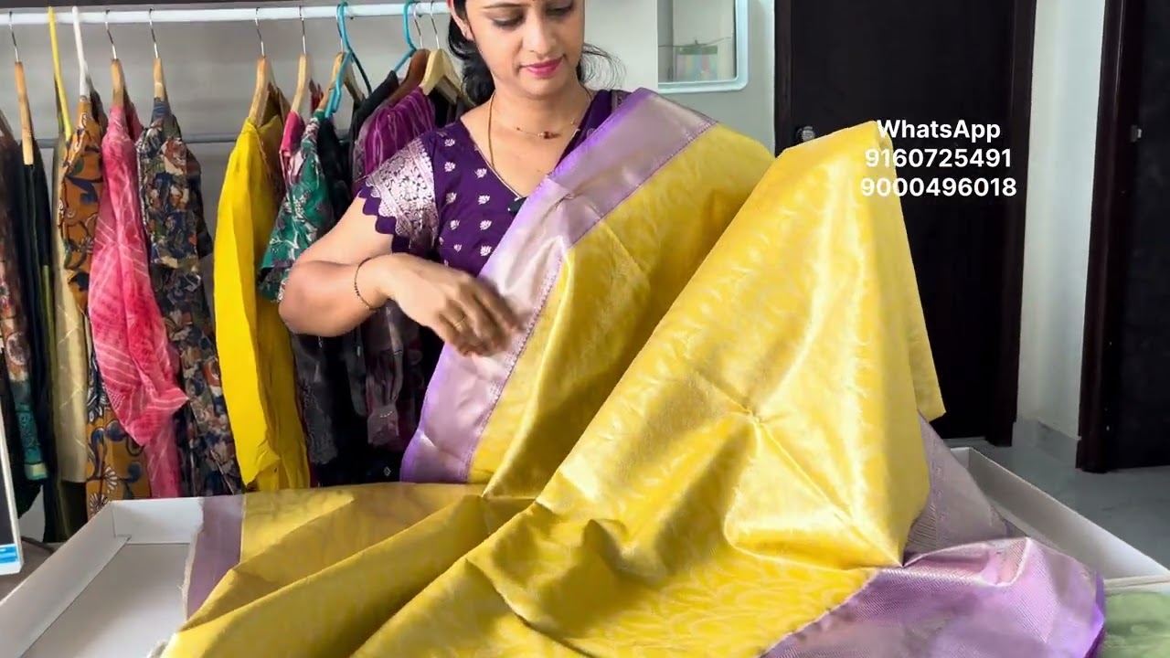 Kanchi Padiya pattu sarees in offer price limited stock only..#saree #kanchi 
