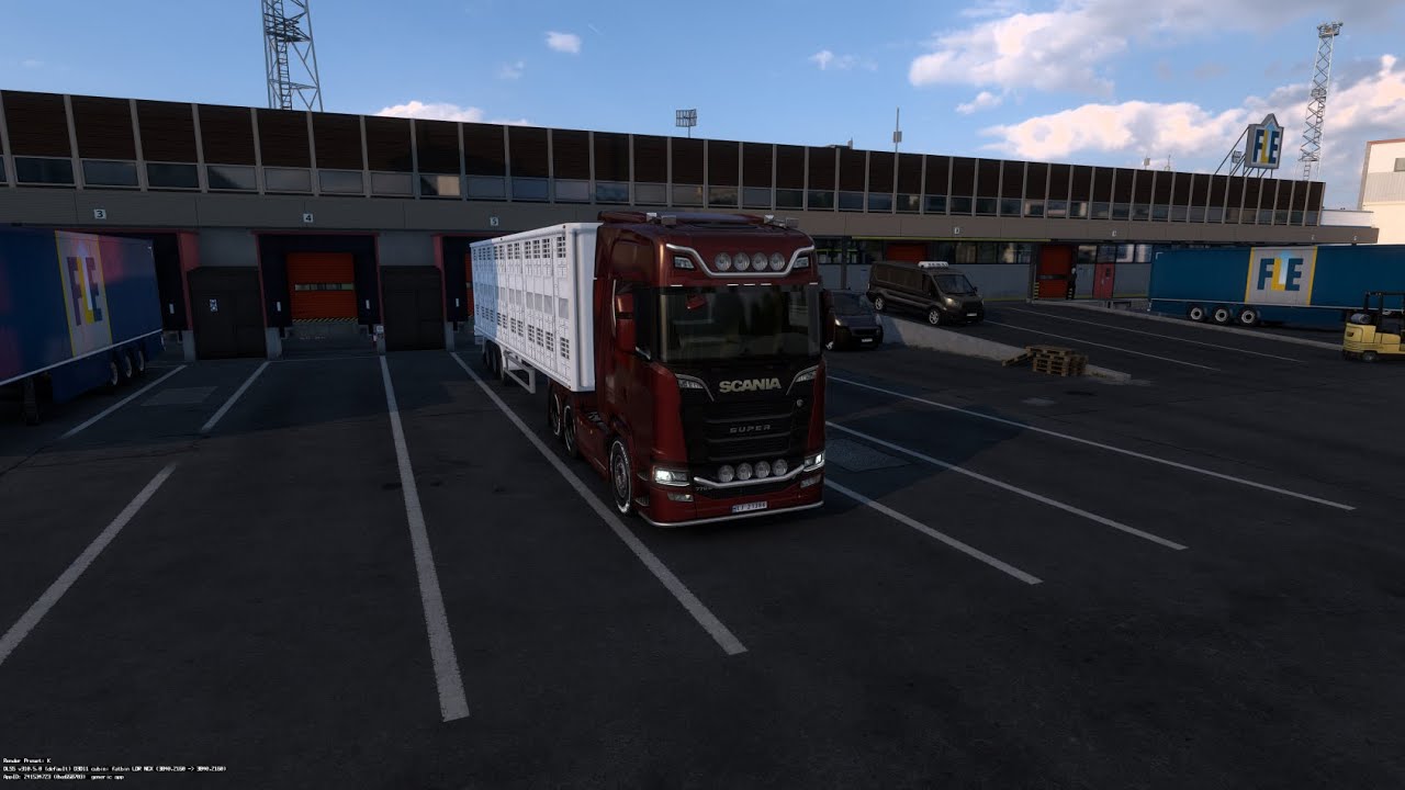 Euro Truck Simulator en CachyOS Linux Scania S 770 V8 de Boro a Narvik (RTX4080 Y 7600X)