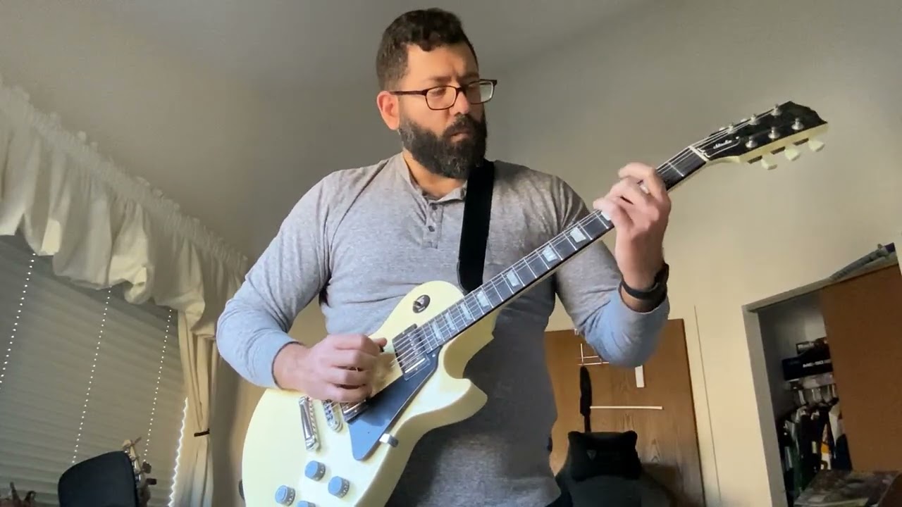 Motörhead dead men tell no tales rough draft on my friends Les Paul ￼