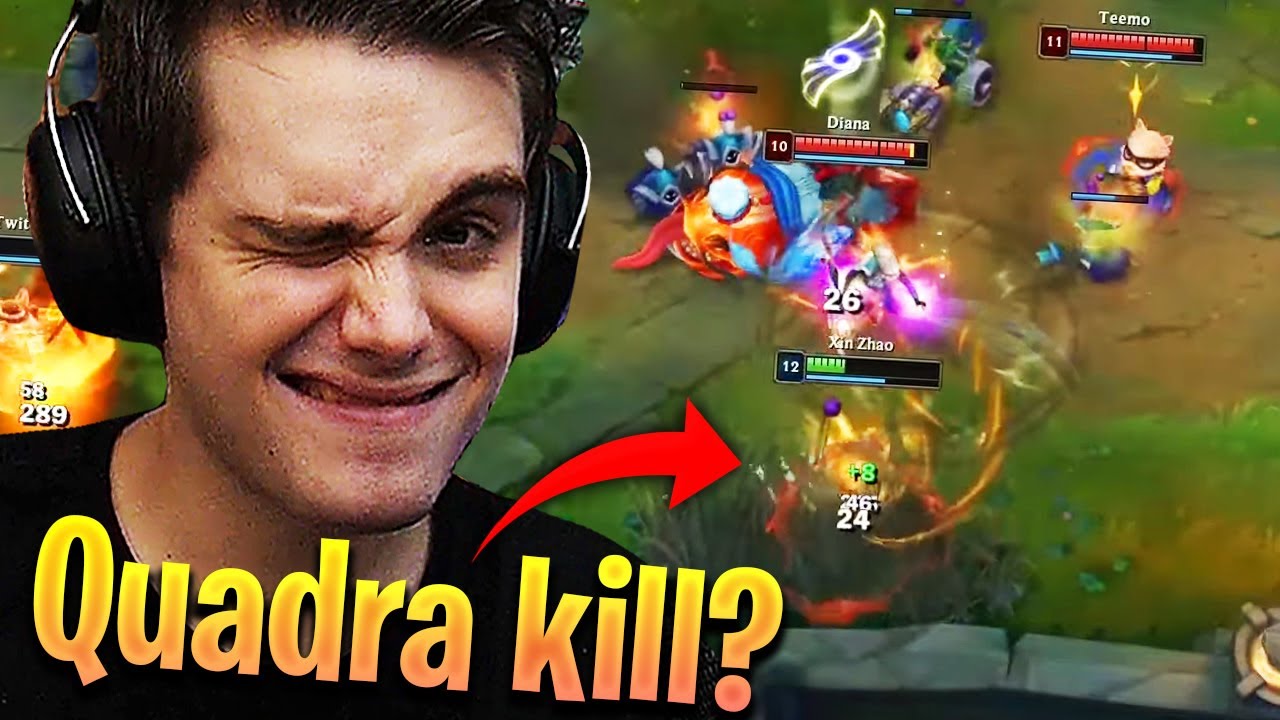 Nemožná Situace skončila QUADROU? 🔥 (FULL AD Xin Zhao)