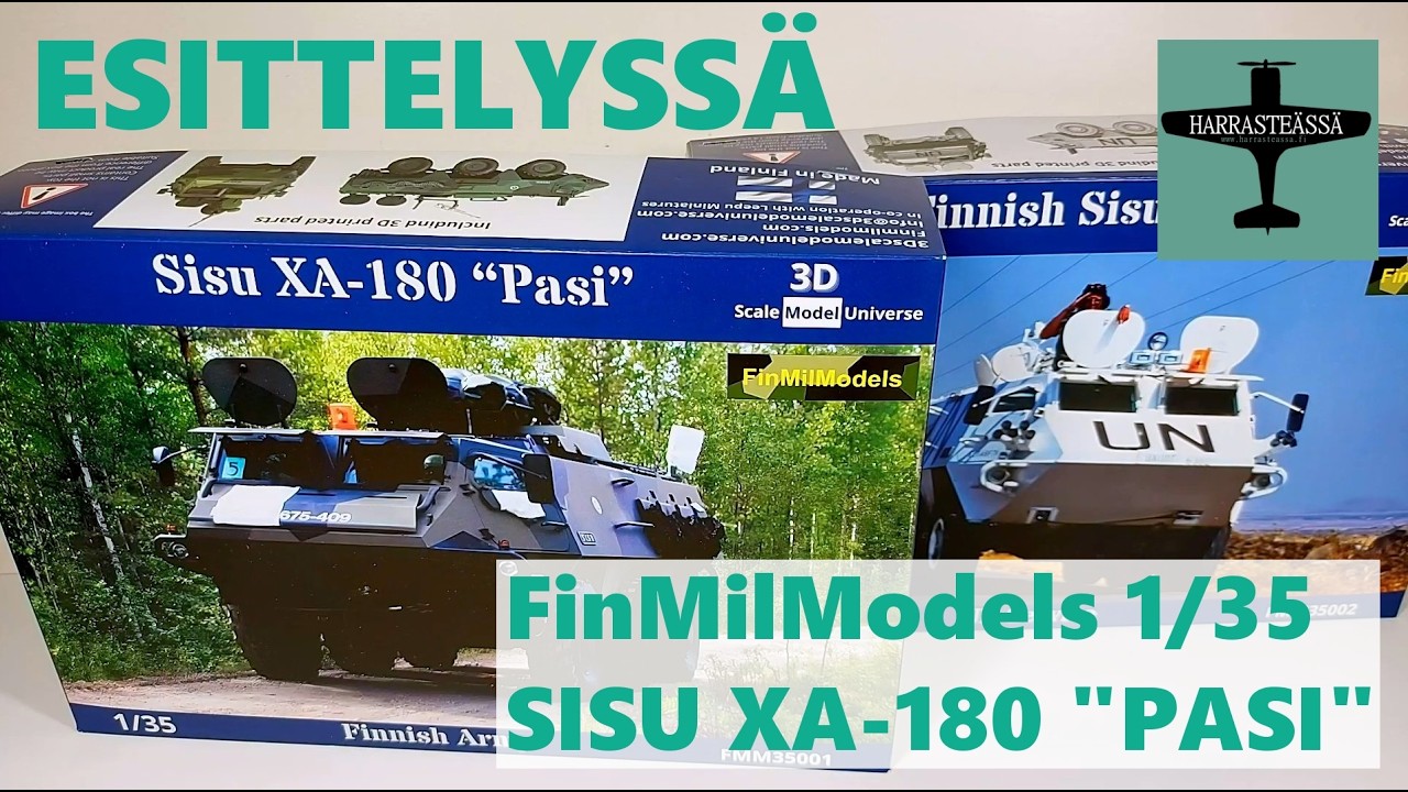 Esittelyssä FinMilModels 1/35 Sisu XA-180 