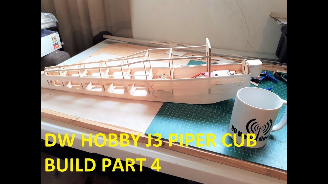 DW HOBBY J3 PIPER CUB BUILD PART 4