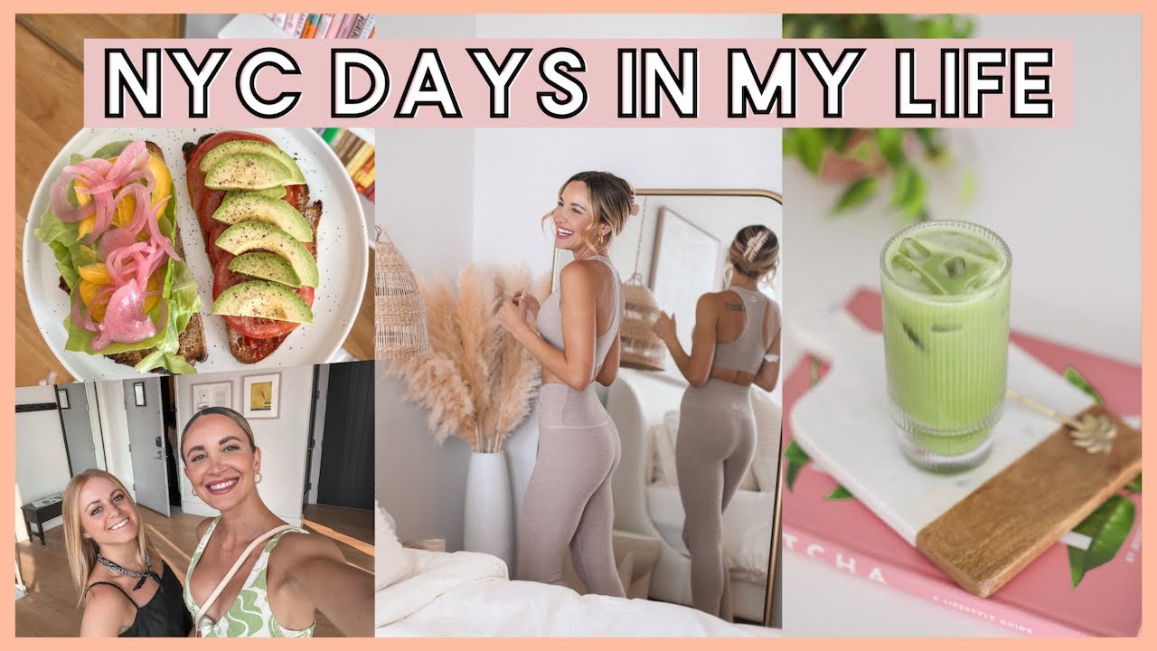 (vlog) healthy days in my life in New York City: yoga, influencer event & packing for a trip!
