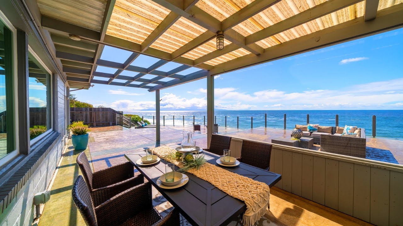 $4,995,000 CALIFORNIA Luxury BEACHFRONT Home Tour  - Santa Cruz Real Estate [FOR SALE]