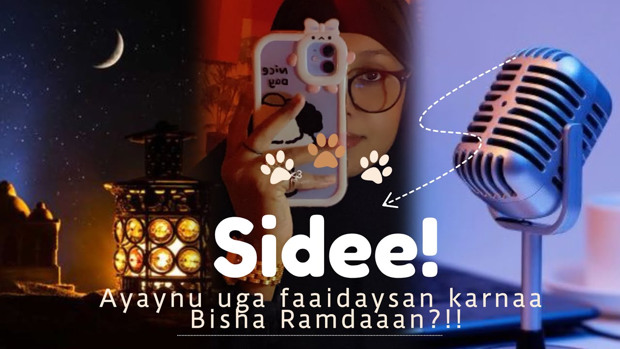5 Qodob oo aynu kaga faaidaysan karno bisha barakaysan Ee ramadaan🌙