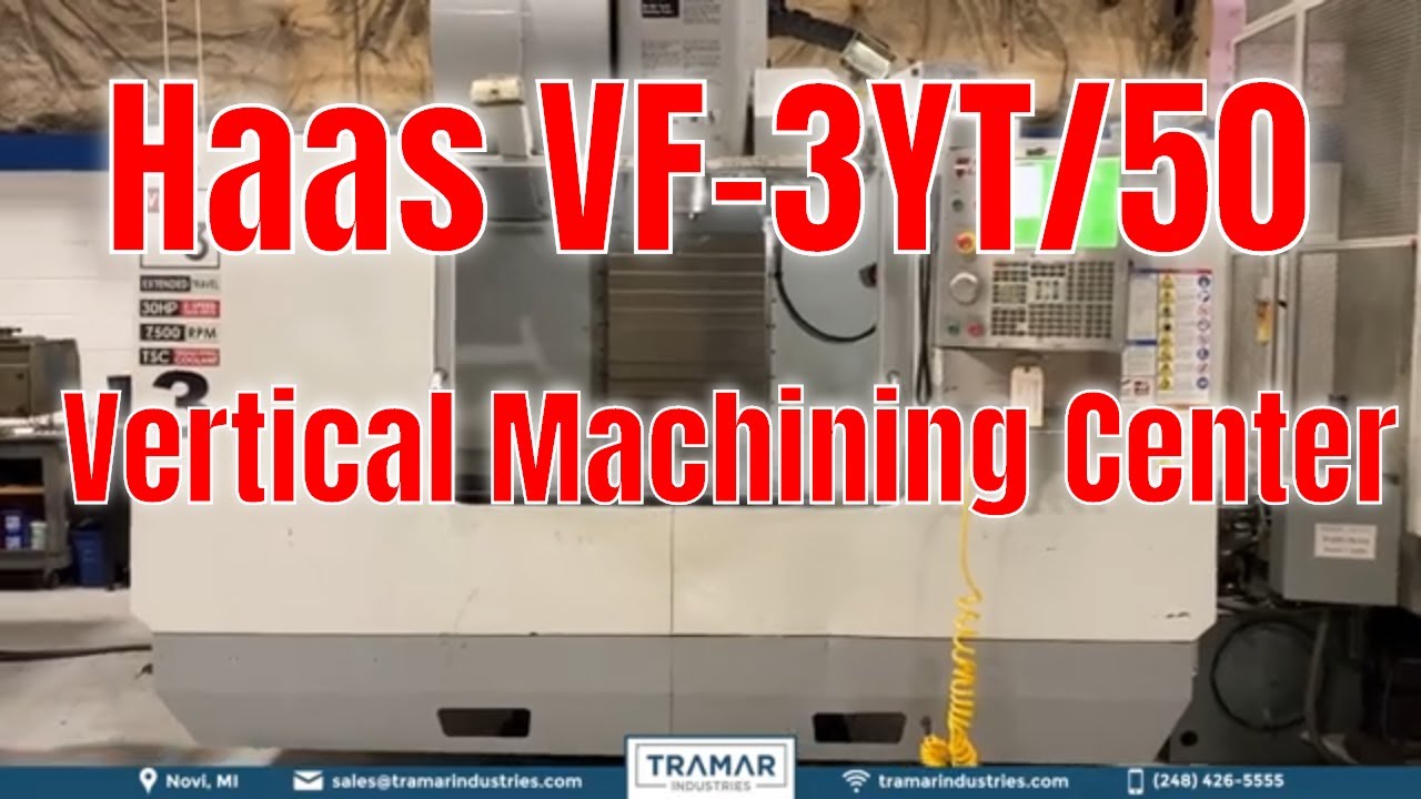 Haas VF-3YT/50 CNC Vertical Machining Center For Sale