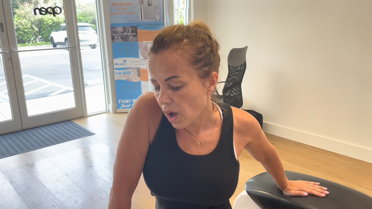 Third session of Roll stimulation (outer thighs)
