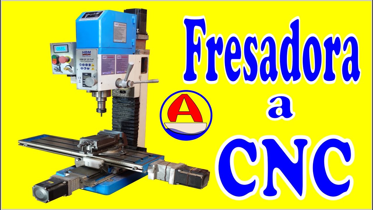 Conversión fresadora de mesa BF28 a CNC con Arduino nano y Estlcam.