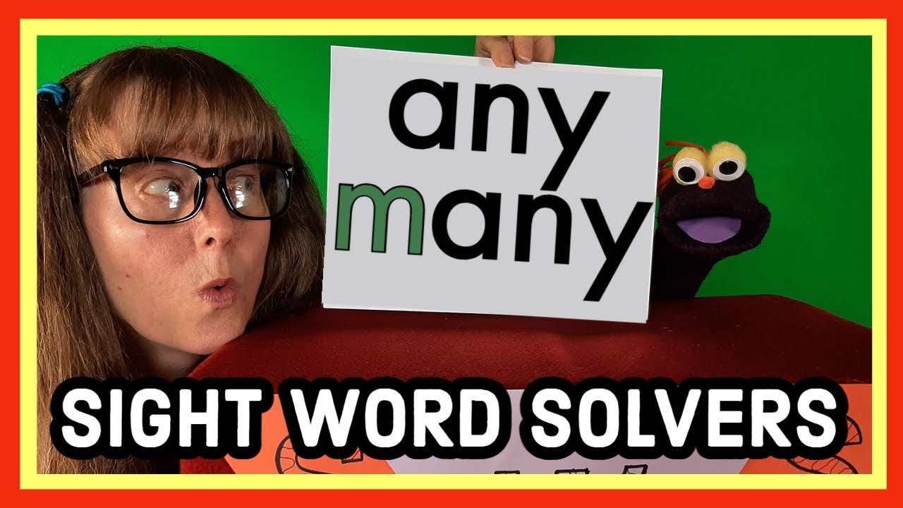 Sight Words Any And Many | Sight Word Any Song | Learn To Spell High Frequency Words Any And Many