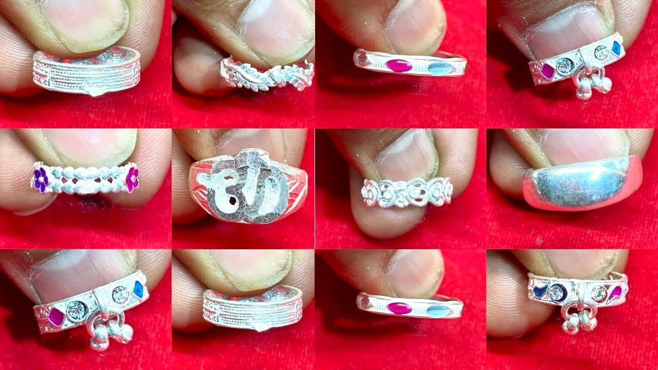 चाँदी के छल्ले के नये डिज़ाइन #Silver Challa Design#Dulhan challa #Silver Jewellery 