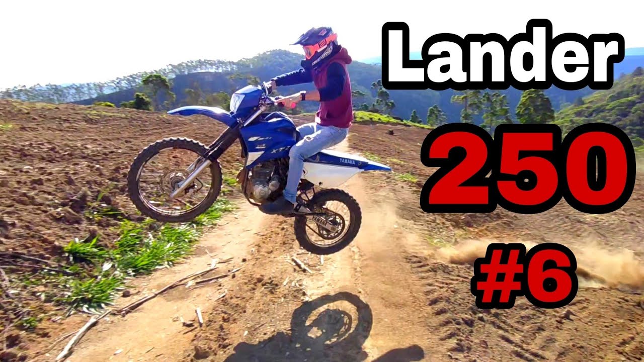 XTZ Lander 250 de trilha é pressão #6
