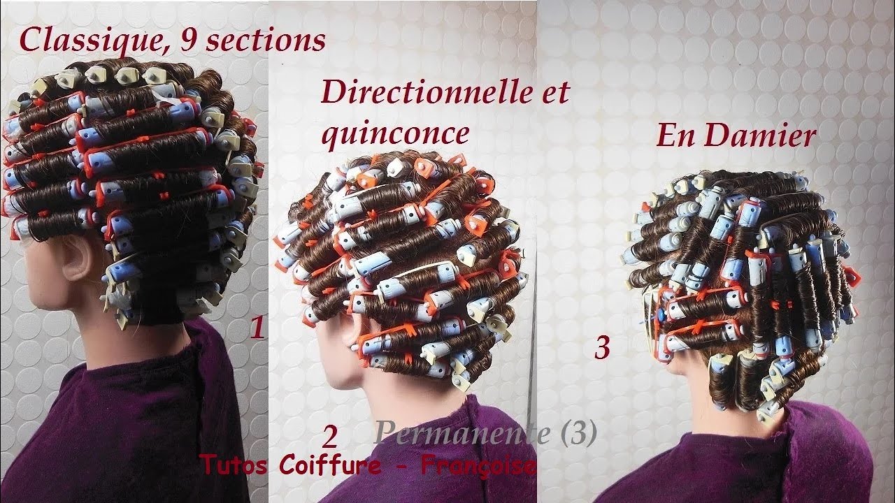Permanente enroulage (3 options) | Permanent hair | Perm Hairstyle | Perm Waves | Permanente de pelo