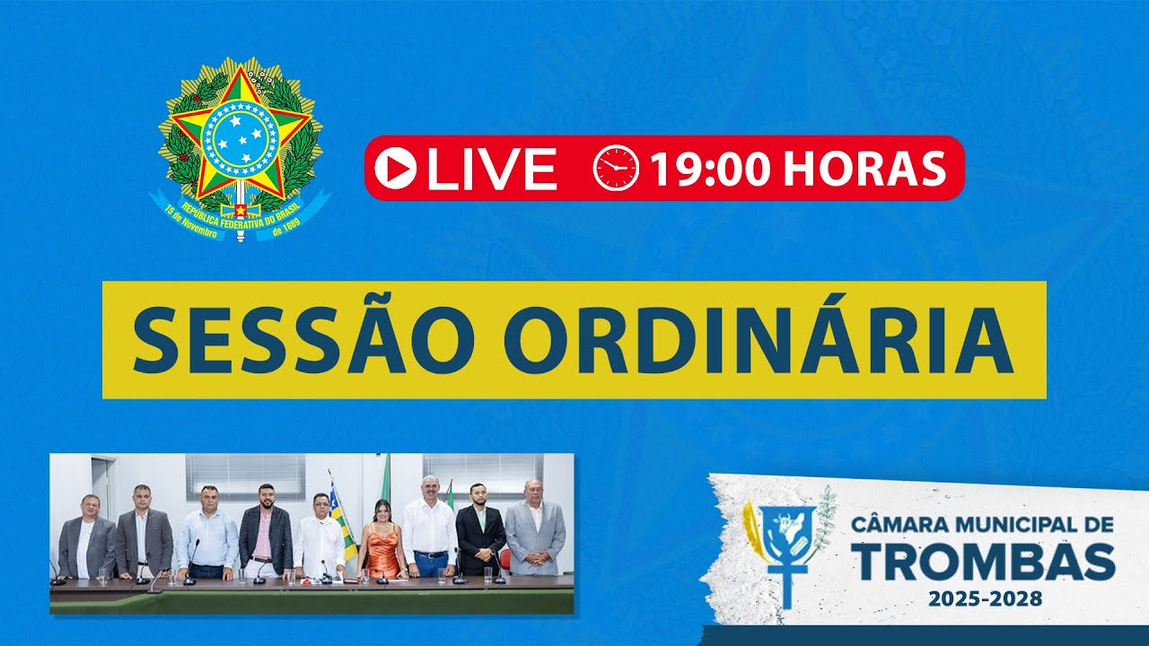 Sessão Ordinária da Câmara Municipal de Trombas Goiás (23-02-2026)