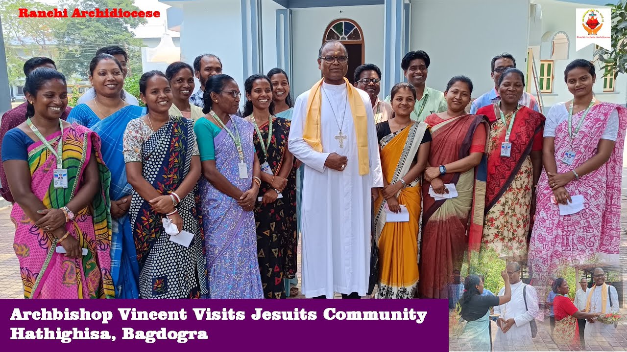 Archbishop Vincent Aind visits Jesuits Community at Hathighisa in Bagdogra|ARCHDIOCESE OF RANCHI
