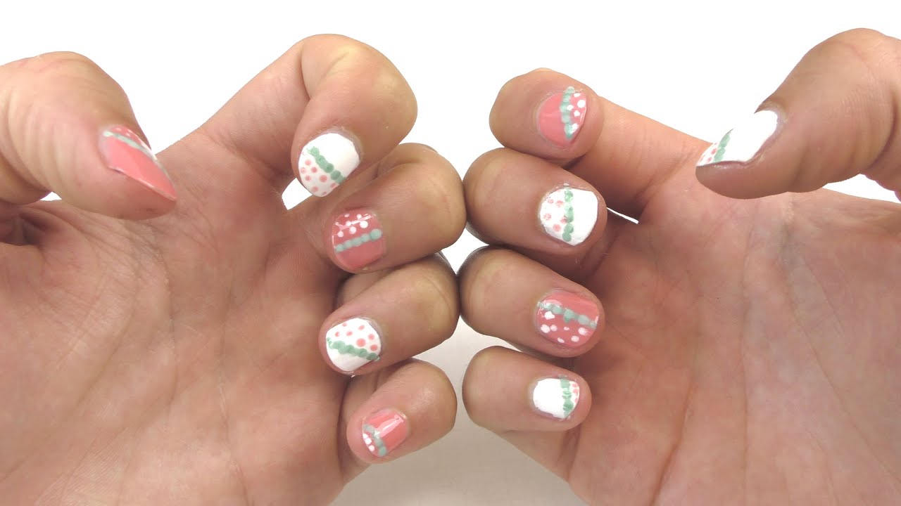 Nageldesign mit Punkten / N&auml;gel ganz einfach selbst gestalten / schnell und einfach / DIY Club