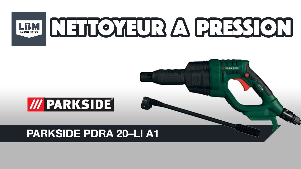 [Parkside] Nettoyeur à pression sans fil PDRA 20–Li A1