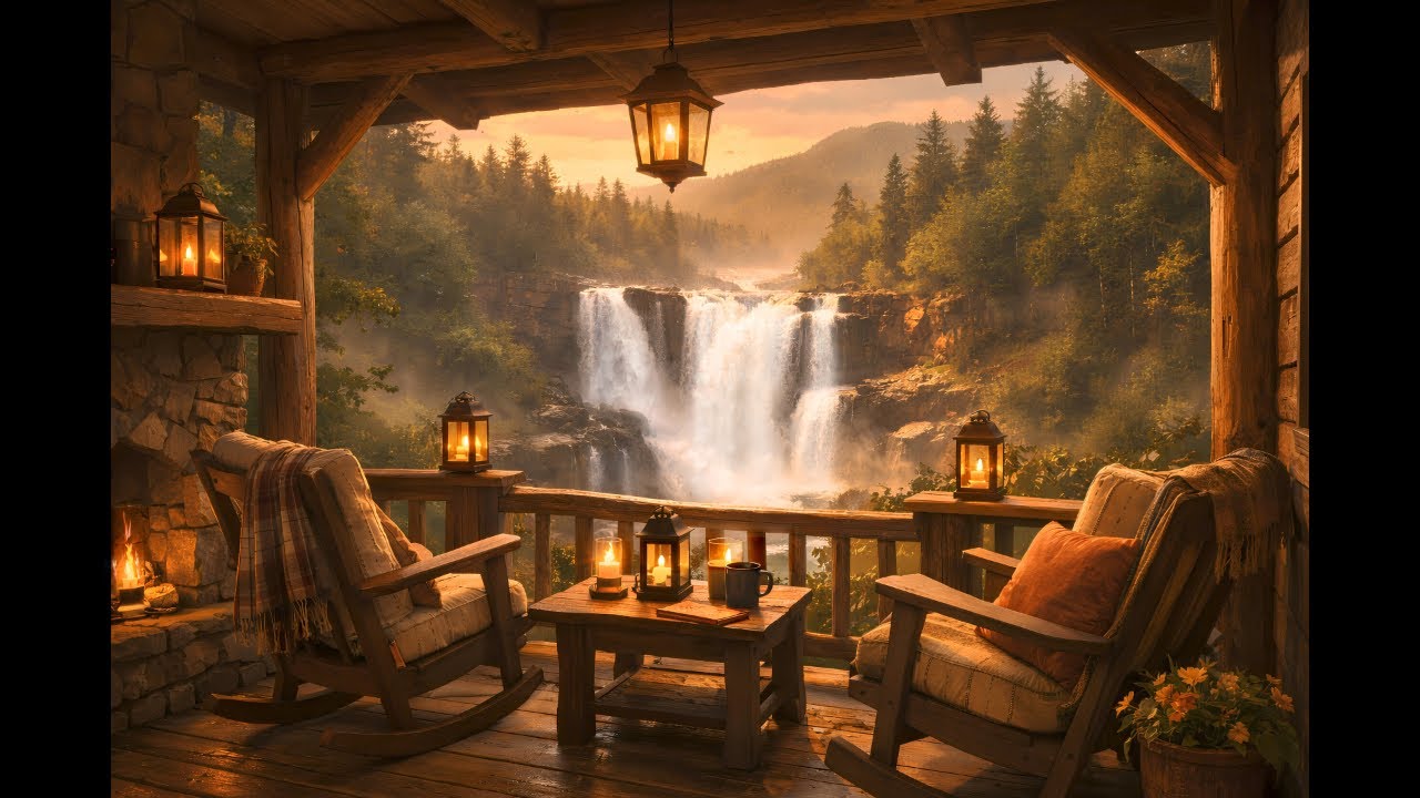 Relaxing Waterfall Sounds, 8 Hours, Deep Sleep and Stress Relief, Natural White Noise
