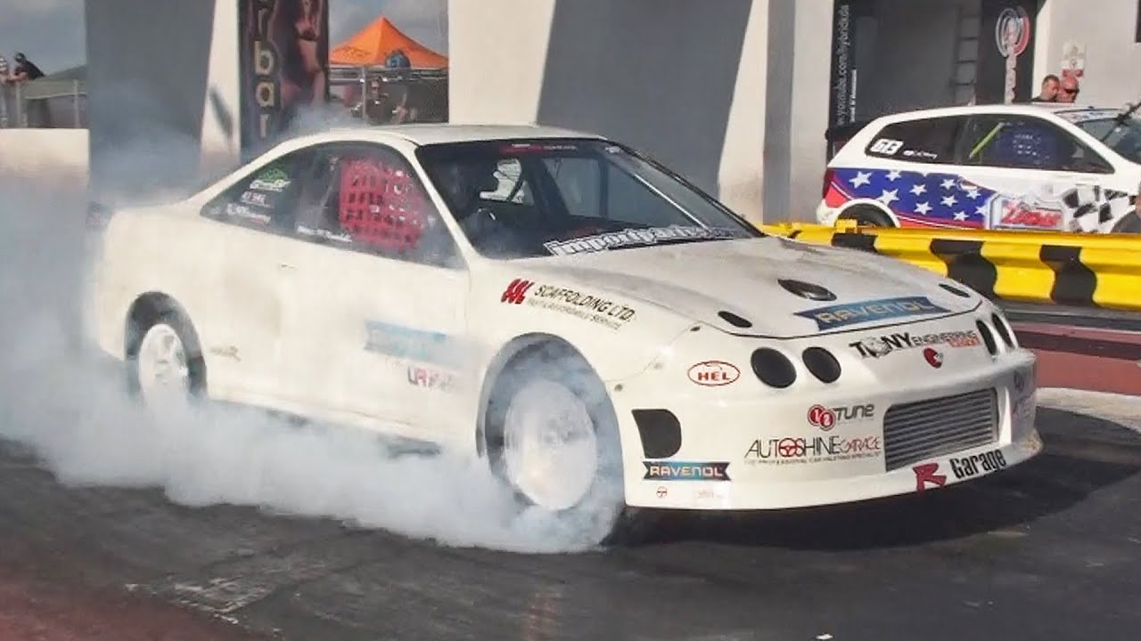 Honda Integra DC2 runs LOW 9 Second 1/4s!