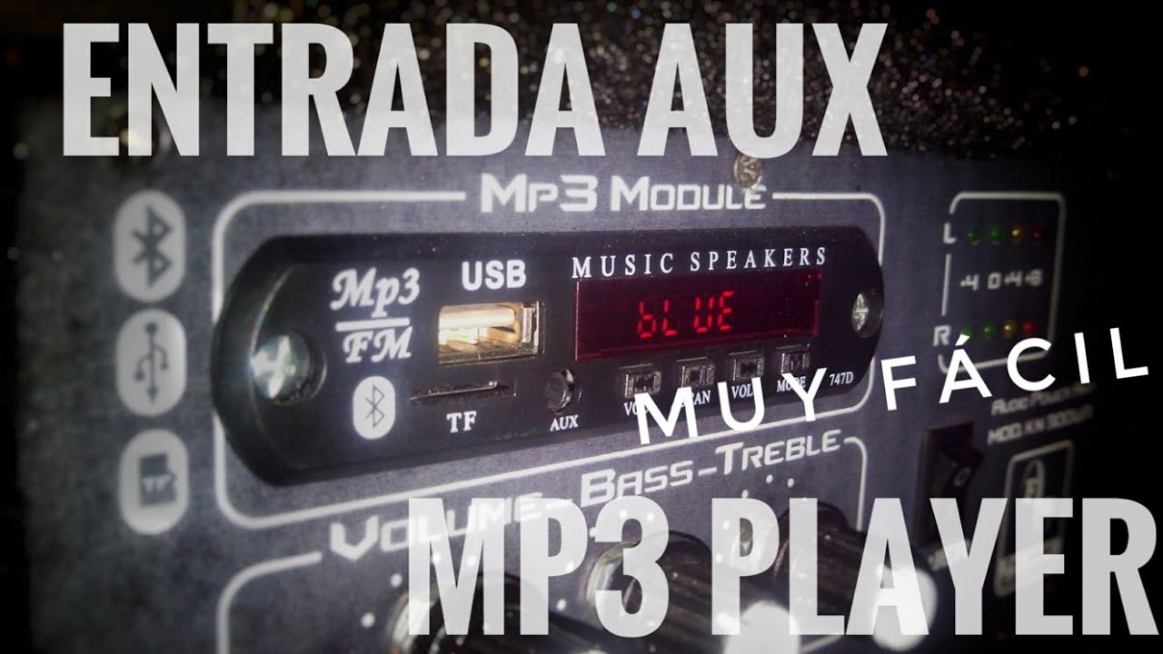 Agregando Entrada Auxiliar a Módulo Mp3/USB