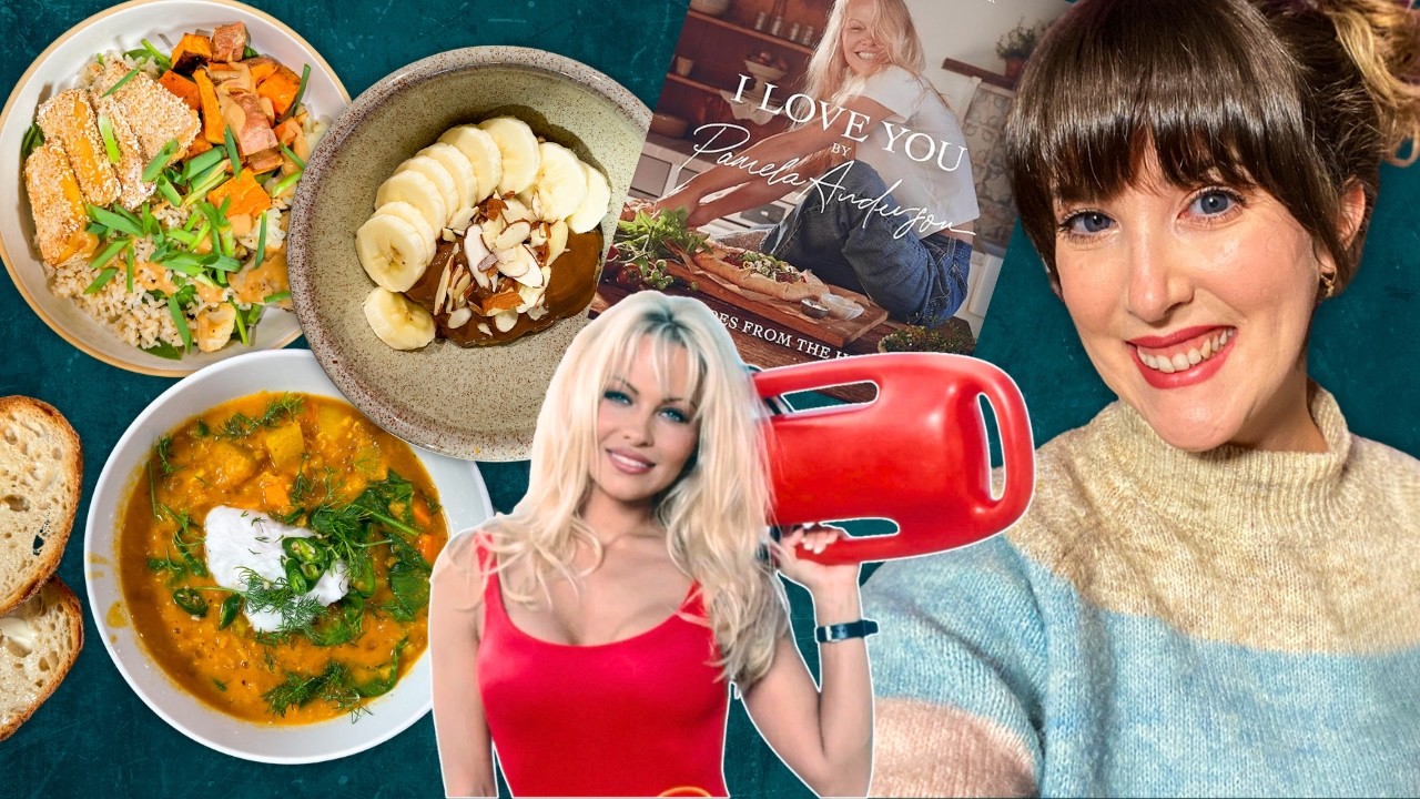 I Tried Vegan Recipes from Pamela Anderson's Cookbook (What I Eat in a Day on a Vegan Diet)