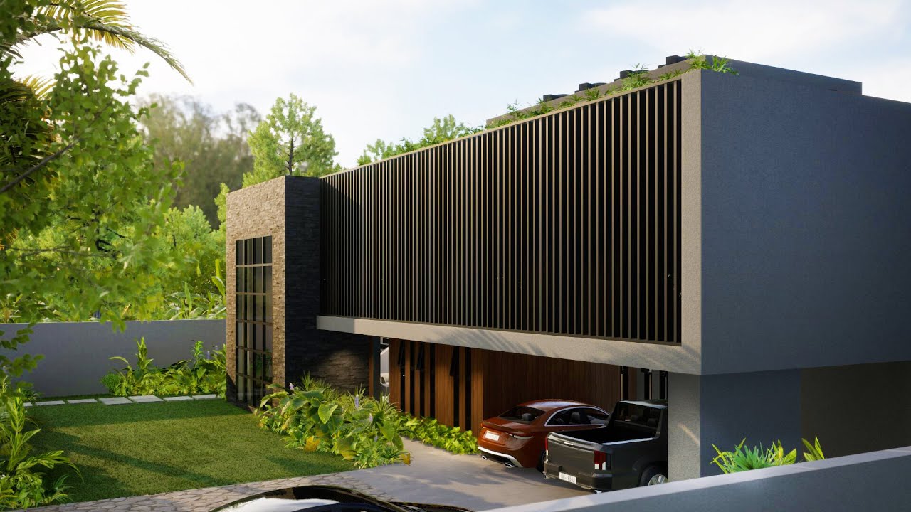 8 Bedroom Luxury Villa Design - A dream house? - 14.5 x 22 meters  (with Floorplan)