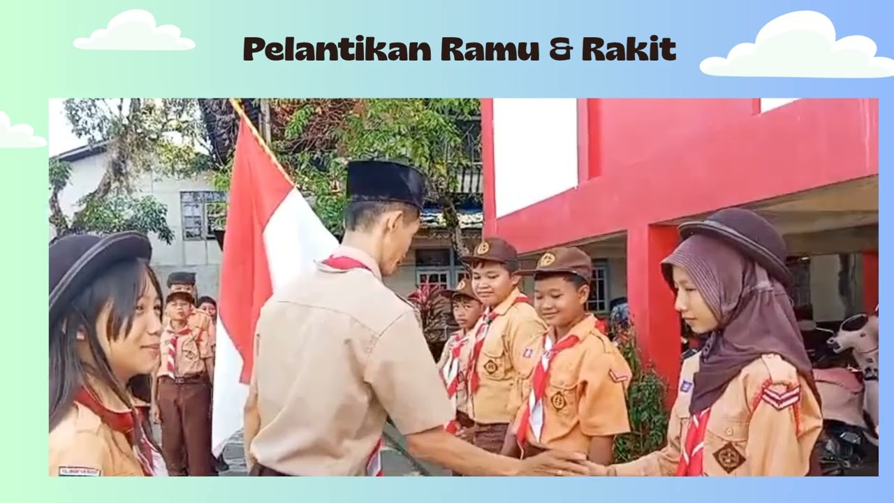 Pelantikan penggalang Gudep Ki Hajar Dewantara dan Ra.Kartini
