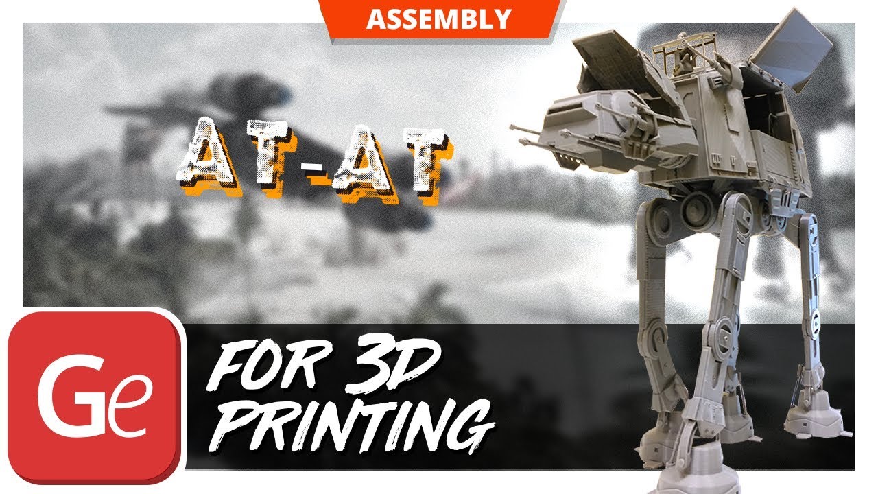AT-AT 3D Printing Model | Assembly Instructions