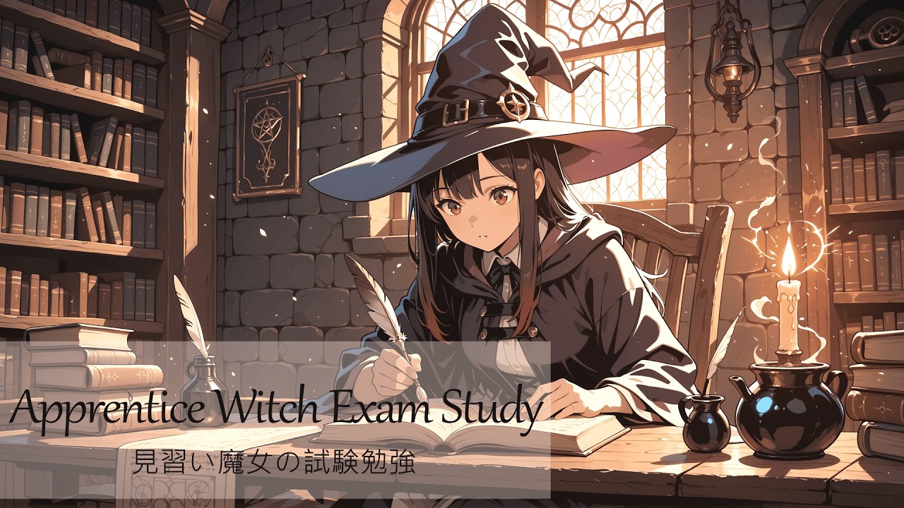 【作業用BGM】見習い魔女の試験勉強 ｜ 集中・勉強・ファンタジー