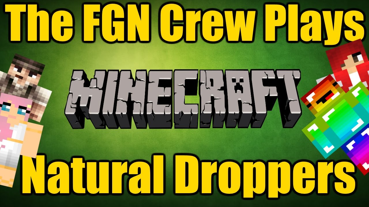 Команда FGN играет: Minecraft &mdash; Natural Droppers (МИНИ-ИГРА) (ПК)