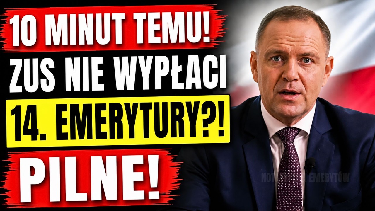 ZUS ZSZOKOWAŁ SENIOR&Oacute;W! Czternasta emerytura w 2026 roku NIE DLA WSZYSTKICH? (Nowe Zasady)