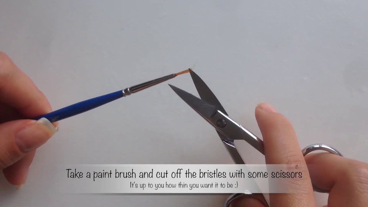 DIY Nail Art Brush 💅💋 - Nails Fix Beauty
