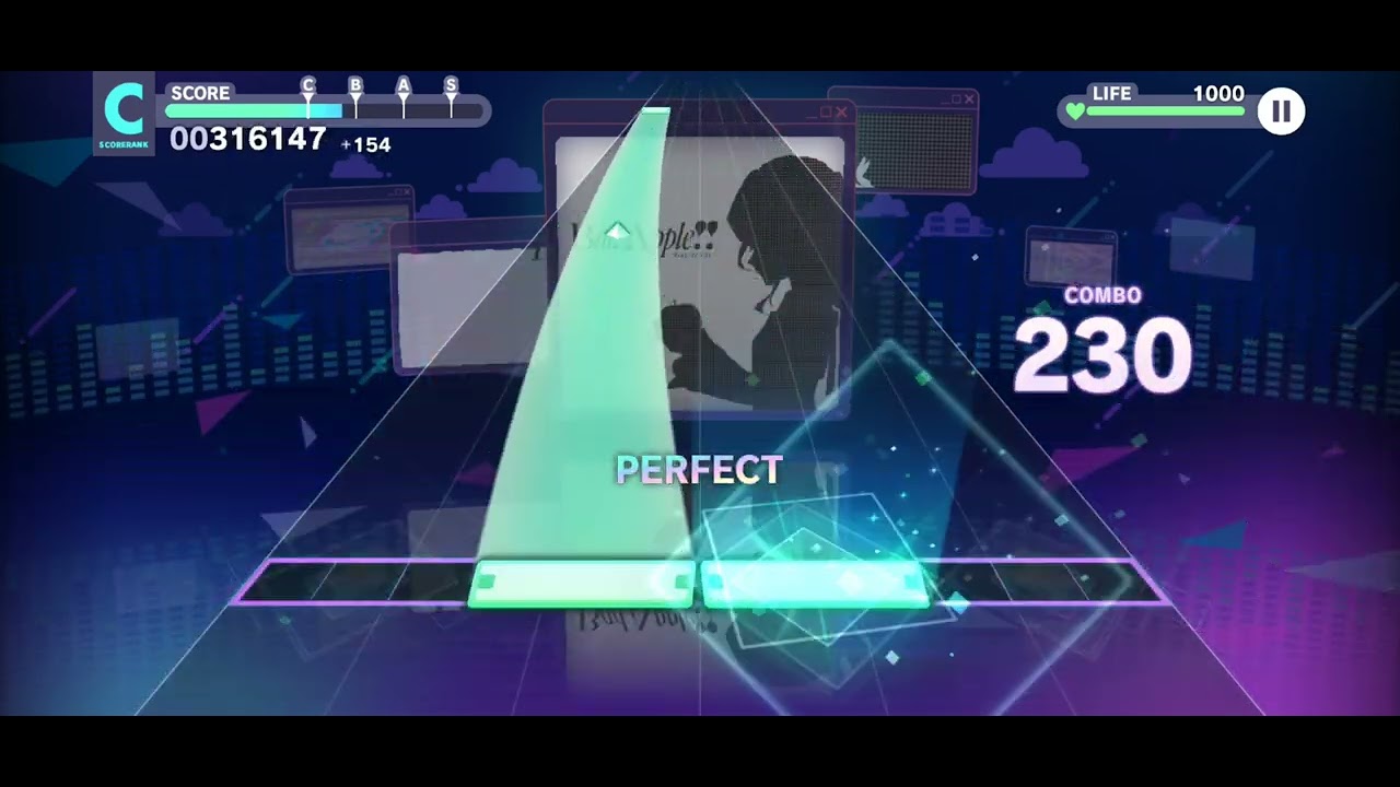 프로세카) Bad Apple 하드 18렙 679 F.C 달성 (#675)