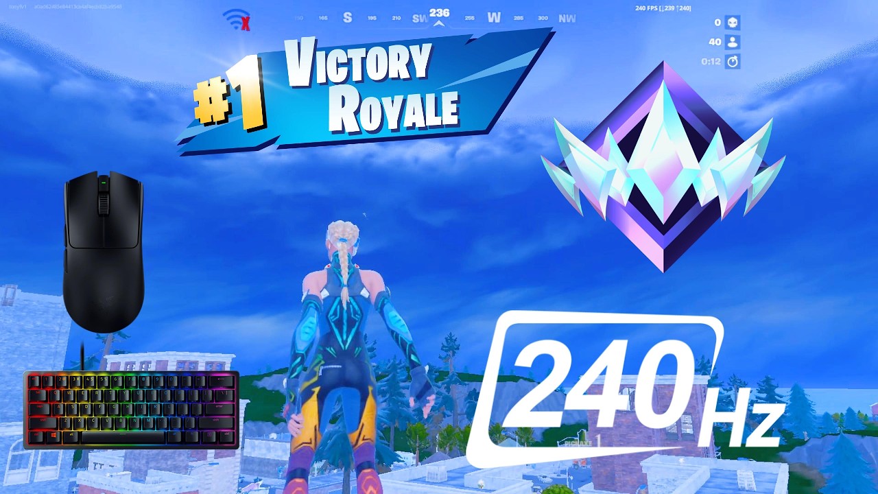 Fortnite Unreal Ranked Reload On PC | Keyboard & Mouse Gameplay | 240 FPS | 4K