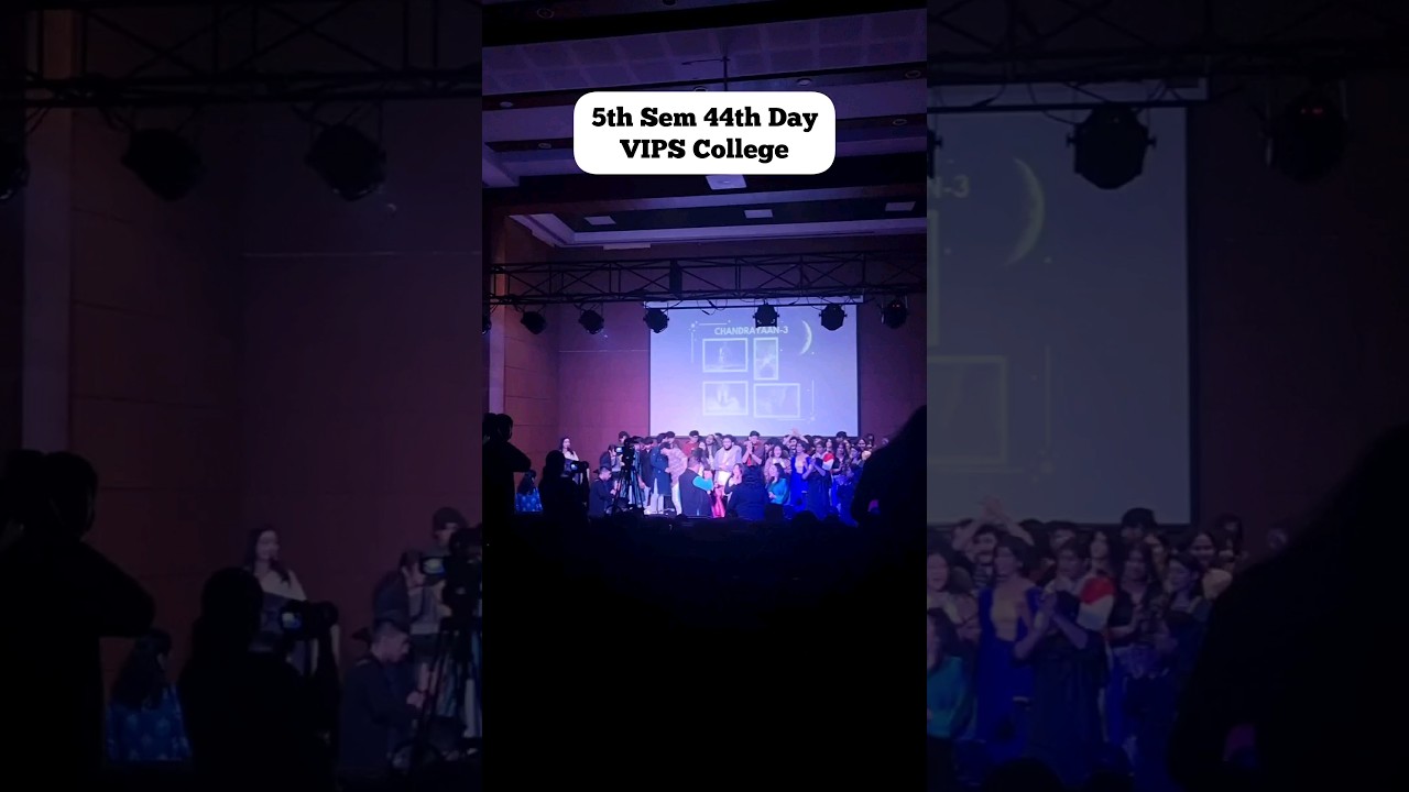 5th Sem 44th Day | VIPS College | Spandan Day 2 Vlog | Cinephile | Grand Finale #trending #shorts