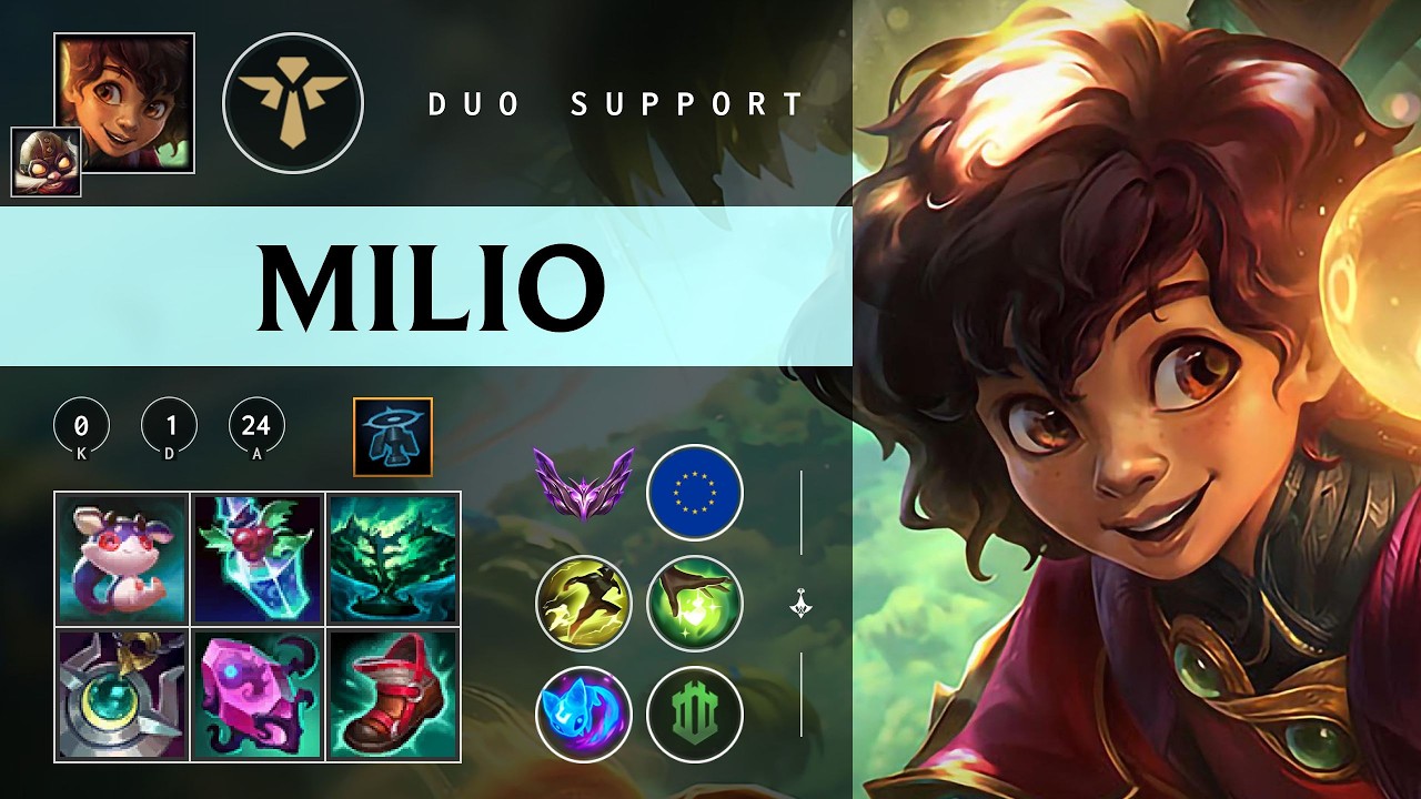 Milio Support vs Leona - EUW Master Patch 26.05
