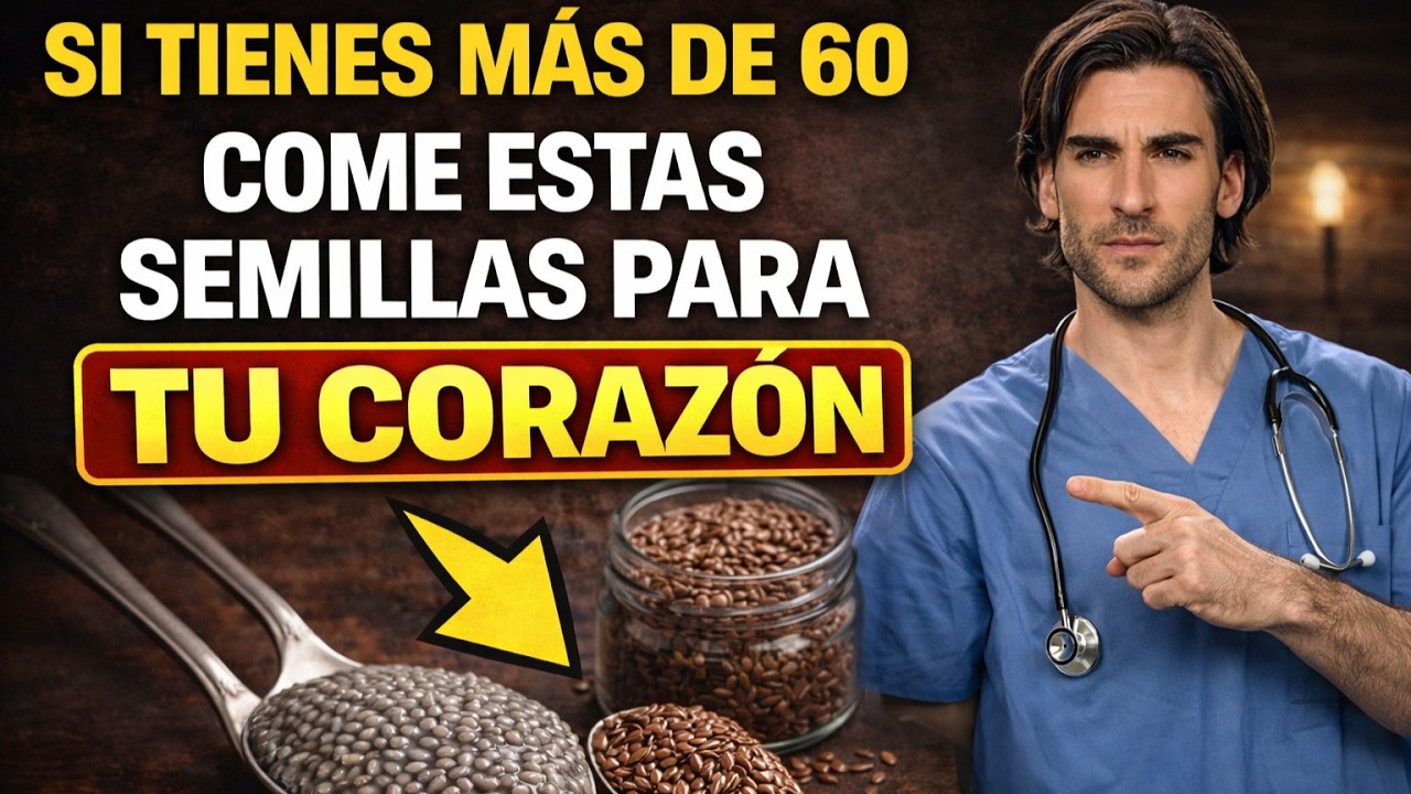 ¿Qué Pasa Si Comes Chía o Linaza a Diario Después de los 60? MEDICO recomienda