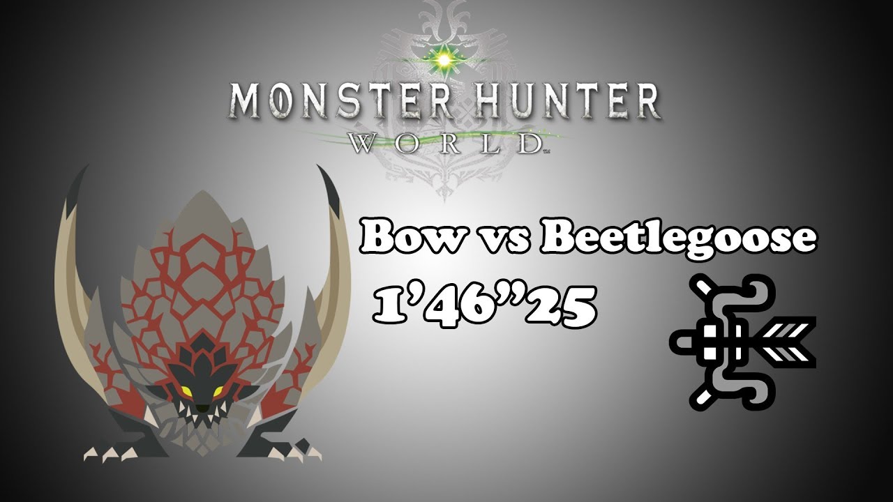 [MHW] Bow vs Bazelgeuse - 1'46