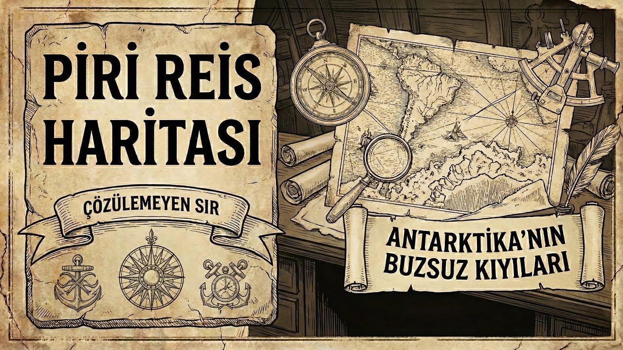 Piri Reis’in Gizemli Haritası: 16. Yüzyılın Sırrı ve Osmanlı Denizciliği 🌊 