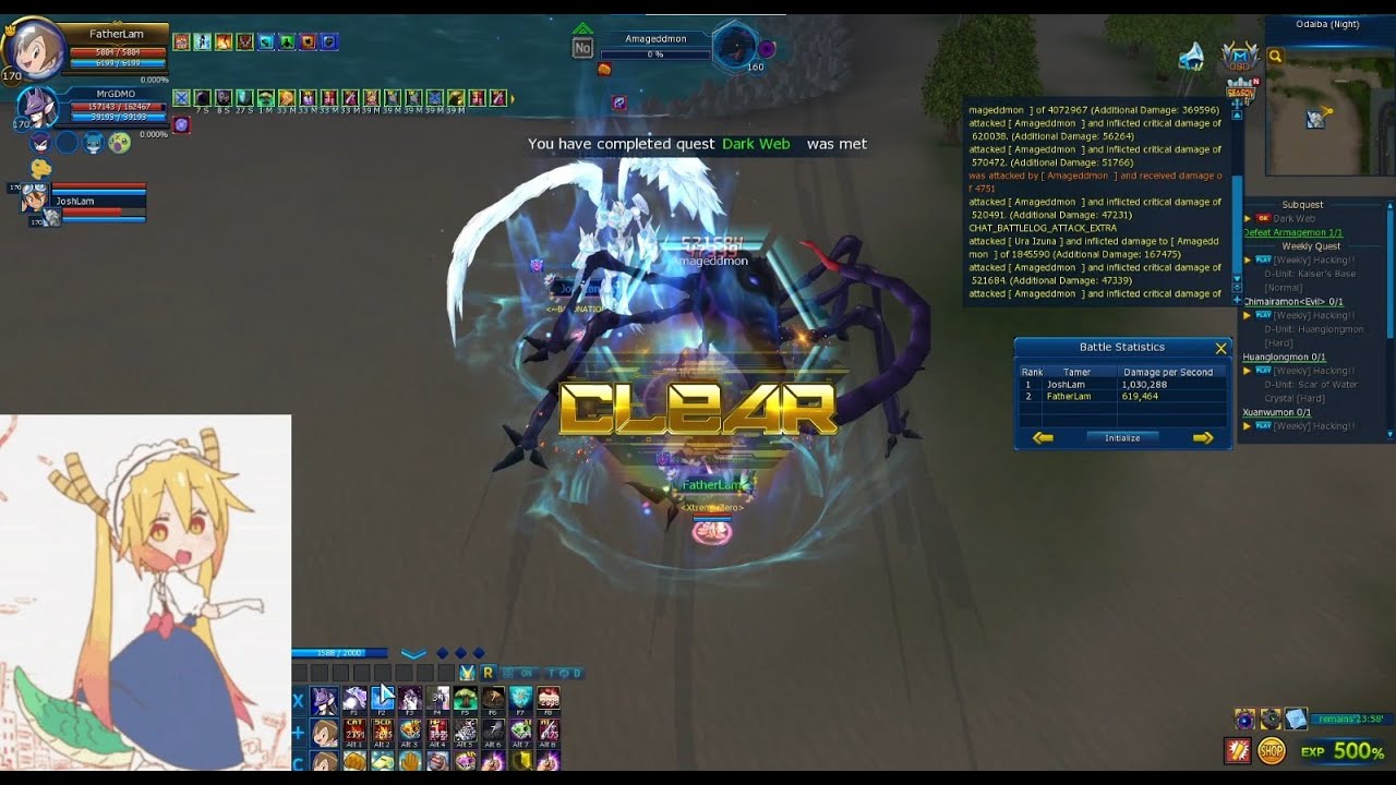 NADMO : How to beat armagemon dungeon  [ Dark Web ]