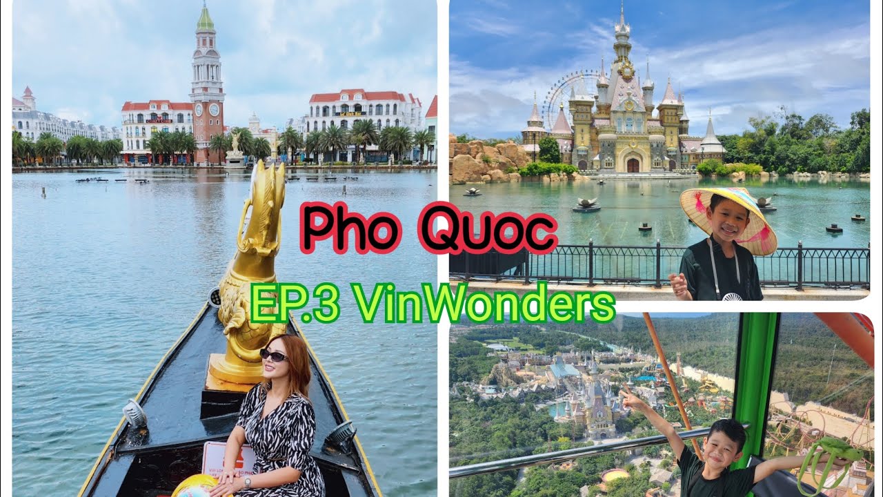 EP.3 สวนสนุกVinWonders  นั่งเรือ ชมเมือง Grand world  #phuquoc #vietnam #grandworldphúquốc